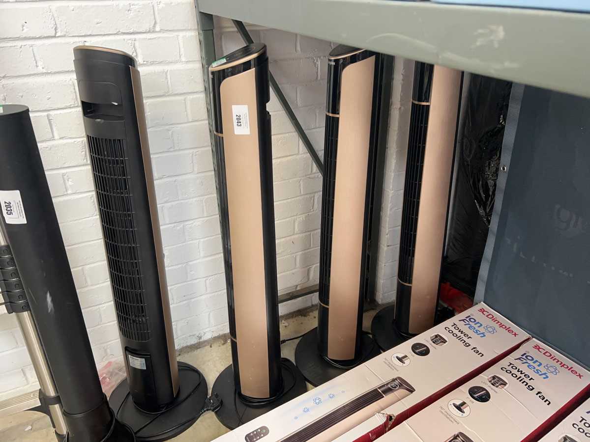 Lot 2043 - 4 Dimplex Ion Fresh fans (unboxed)