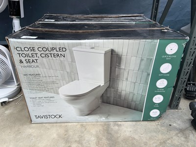 Lot 2051 - Tavistock close coupled toilet cistern and seat