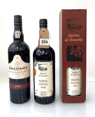 Lot 224 - 3 bottles, 1x 1997 Quinta do Estanho Vintage...
