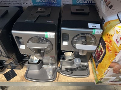Lot 1043 - 2 Unboxed Gourmia Automatic soft serve ice...
