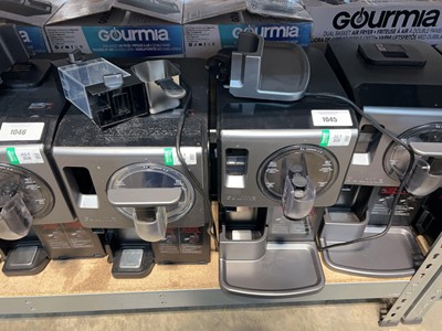 Lot 1045 - 2 Unboxed Gourmia Automatic soft serve ice...