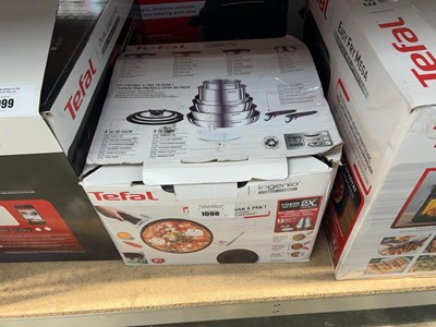 Lot 1098 - Tefal Ingenio Emotion induction pan set, with...