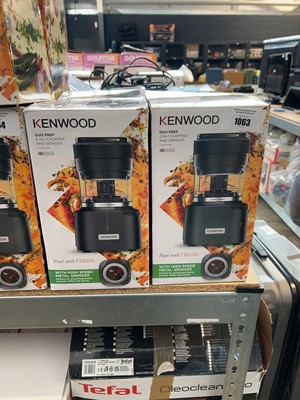 Lot 1063 - 4 boxed Kenwood Duo Prep 2-in-1 chopper and...