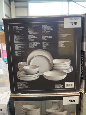 Lot 1078 - Boxed Over & Back 16-piece dinnerware set
