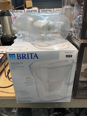 Lot 1080 - 3 boxed Britta water filter jugs plus an...