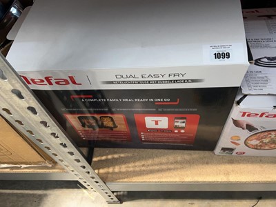 Lot 1099 - Boxed Tefal dual Easy Fry