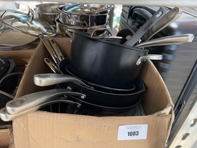 Lot 1083 - Cardboard box containing Henckels and...