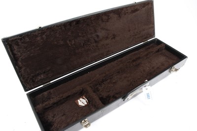 Lot 1461 - Black vinyl gun case, fitted interior will fit...