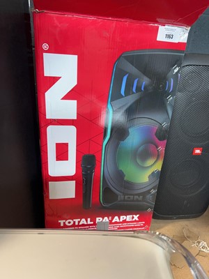 Lot 1163 - Boxed Ion Total PA Apex speaker