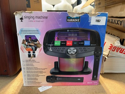 Lot 1167 - Ultimate Karaoke singing machine in box