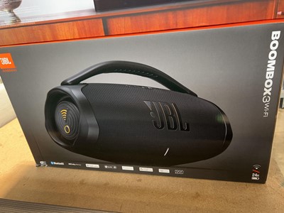 Lot 1170 - JBL boom box 3 with WiFi capability