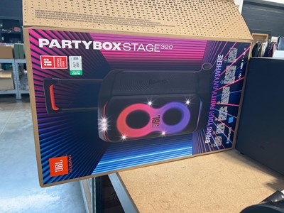 Lot 1175 - Boxed JBL Party Box Stage 320