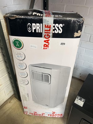 Lot 2211 - Princess 9000BTU portable air conditioner