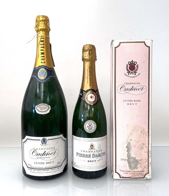 Lot 259 - 3 bottles of Champagne, 1x Magnum of Oudinot...