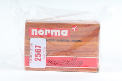 Lot 2567 - (S1) 60 x .220 Swift Norma 50gr rifle cartridges