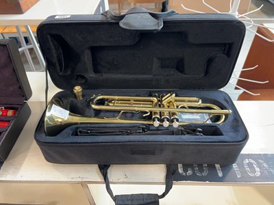 Lot 1861 - Montreaux Bb flat trumpet with mouth piece and...