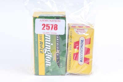 Lot 2578 - (S1) 100 x .32-20 Win. rifle cartridges (50 x...