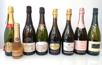 Lot 267 - 7 various bottles & mini Sparkling wines, 1x...