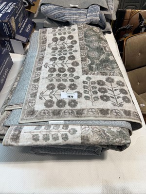 Lot 1872 - 2 loose Wyatt & Ash machine washable area rugs,...
