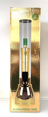 Lot 178 - An AU Vodka Cocktail Tower with bottle of AU...