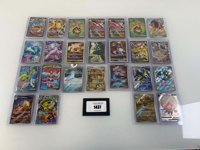Lot 1437 - Approx. 25 Top Loaded Pokémon cards from...