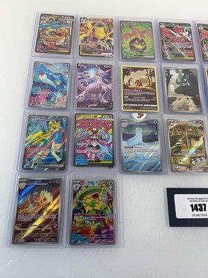 Lot 1437 - Approx. 25 Top Loaded Pokémon cards from...