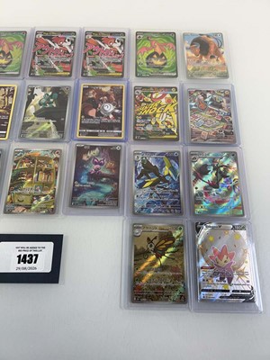 Lot 1437 - Approx. 25 Top Loaded Pokémon cards from...