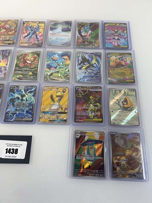 Lot 1438 - Approx. 25 Top Loaded Pokémon cards from...