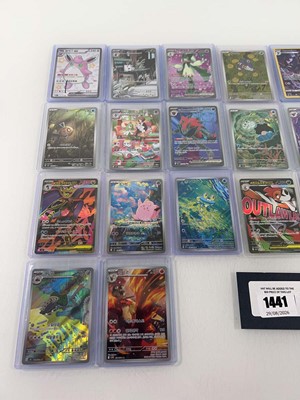 Lot 1441 - Approx. 25 Top Loaded Pokémon cards from...