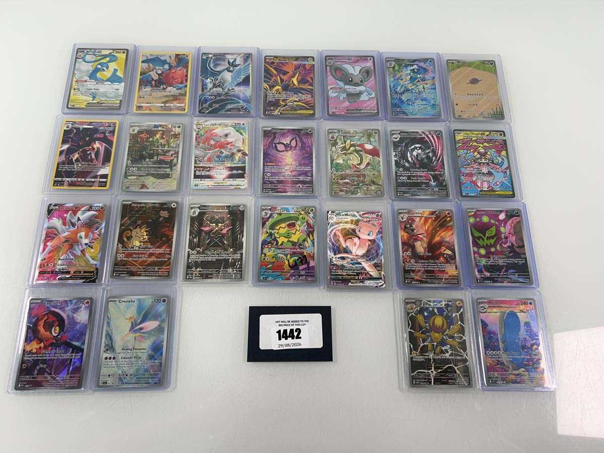 Lot 1442 - Approx. 25 Top Loaded Pokémon cards from...