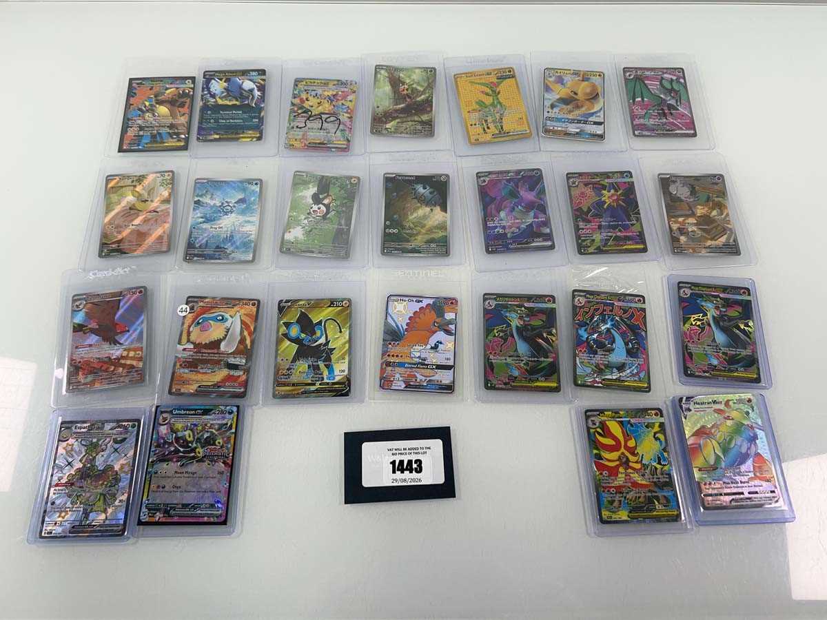 Lot 1443 - Approx. 25 Top Loaded Pokémon cards from...