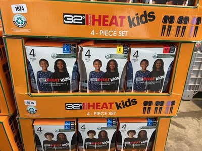 Lot 1675 - Box of kids 32 Degree Heat 4pce sets