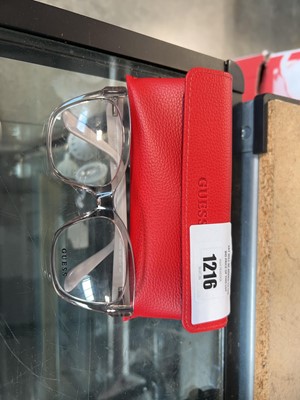 Lot 1216 - Cased pair of Guess glasses