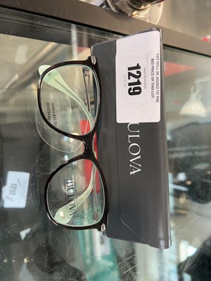 Lot 1219 - Boxed pair of Bulova glasses