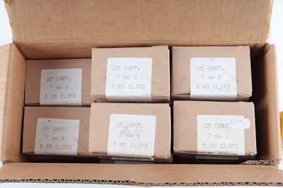 Lot 2586 - (S1) 400 x 7x57mm FN rifle cartridges, boxed...
