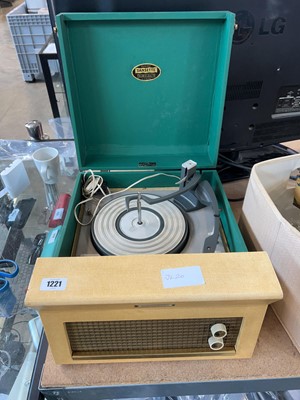 Lot 1221 - Dansette record player