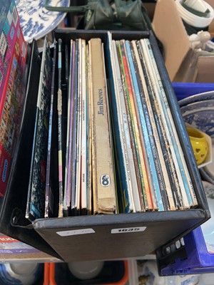 Lot 1635 - Record case of vinyl including Now...
