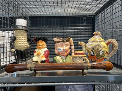 Lot 1231 - Various collectables including character jugs,...