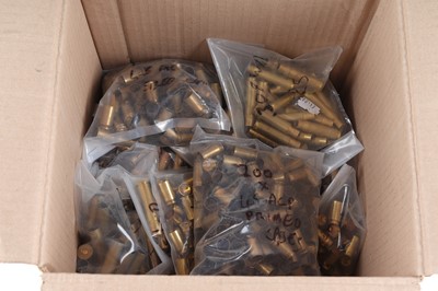 Lot 2852 - Box of assorted primed cases inc. .44-40, .44...