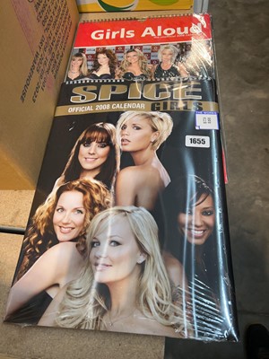 Lot 1655 - Spice Girls Official 2008 calendar and a...