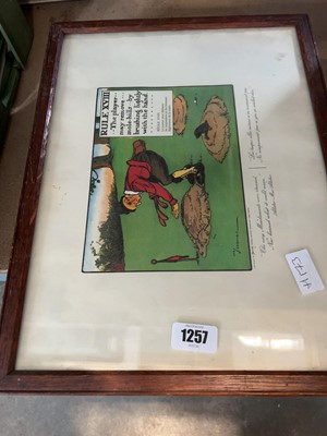 Lot 1257 - Stack of pictures including comedy themed...