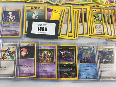 Lot 1486 - Large quantity of vintage Pokémon cards from...