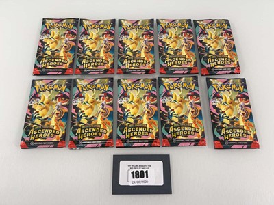 Lot 1801 - Pokémon TCG: Mega Evolutions - Ascended Heroes...