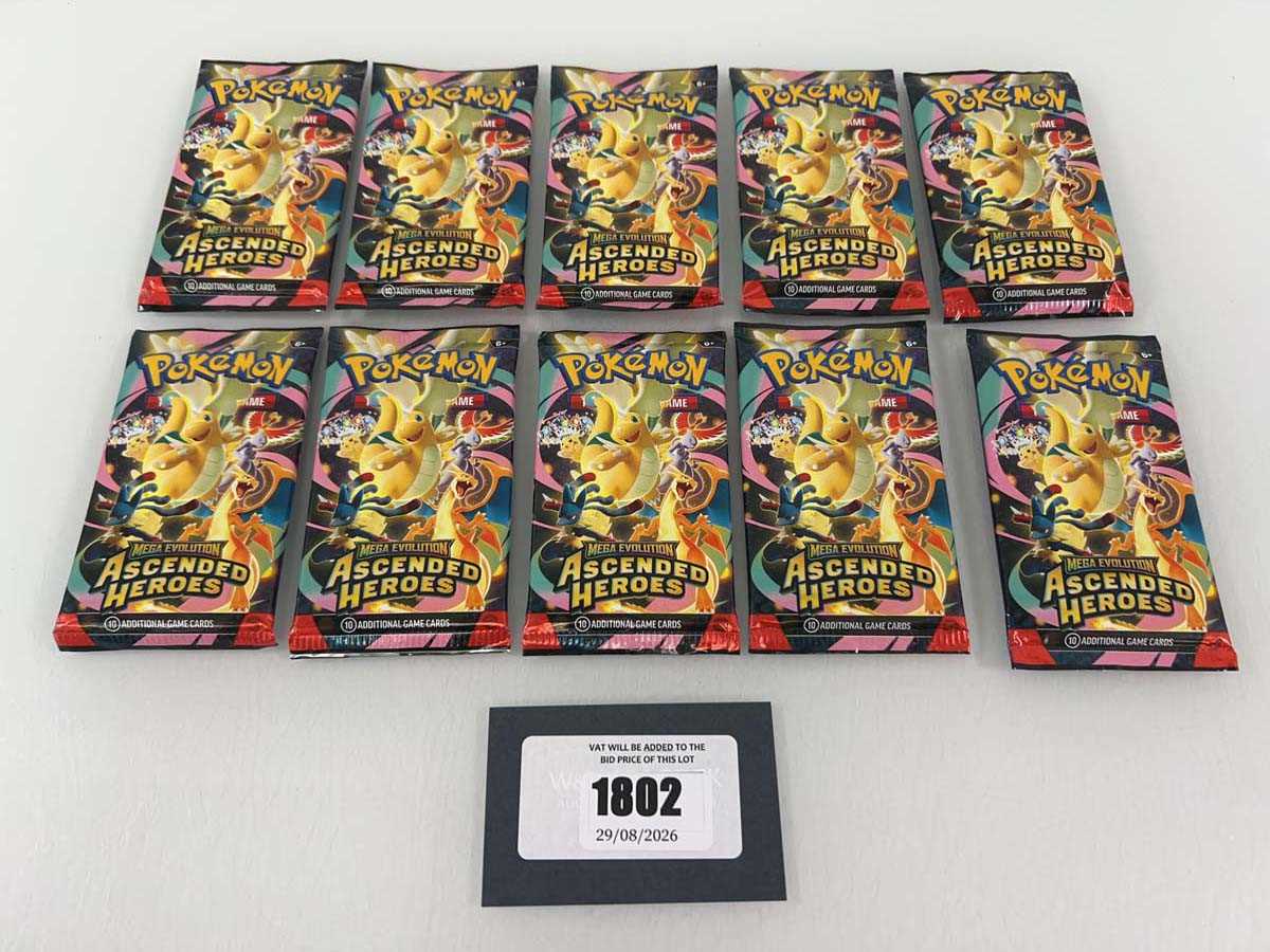 Lot 1802 - Pokémon TCG: Mega Evolutions - Ascended Heroes...
