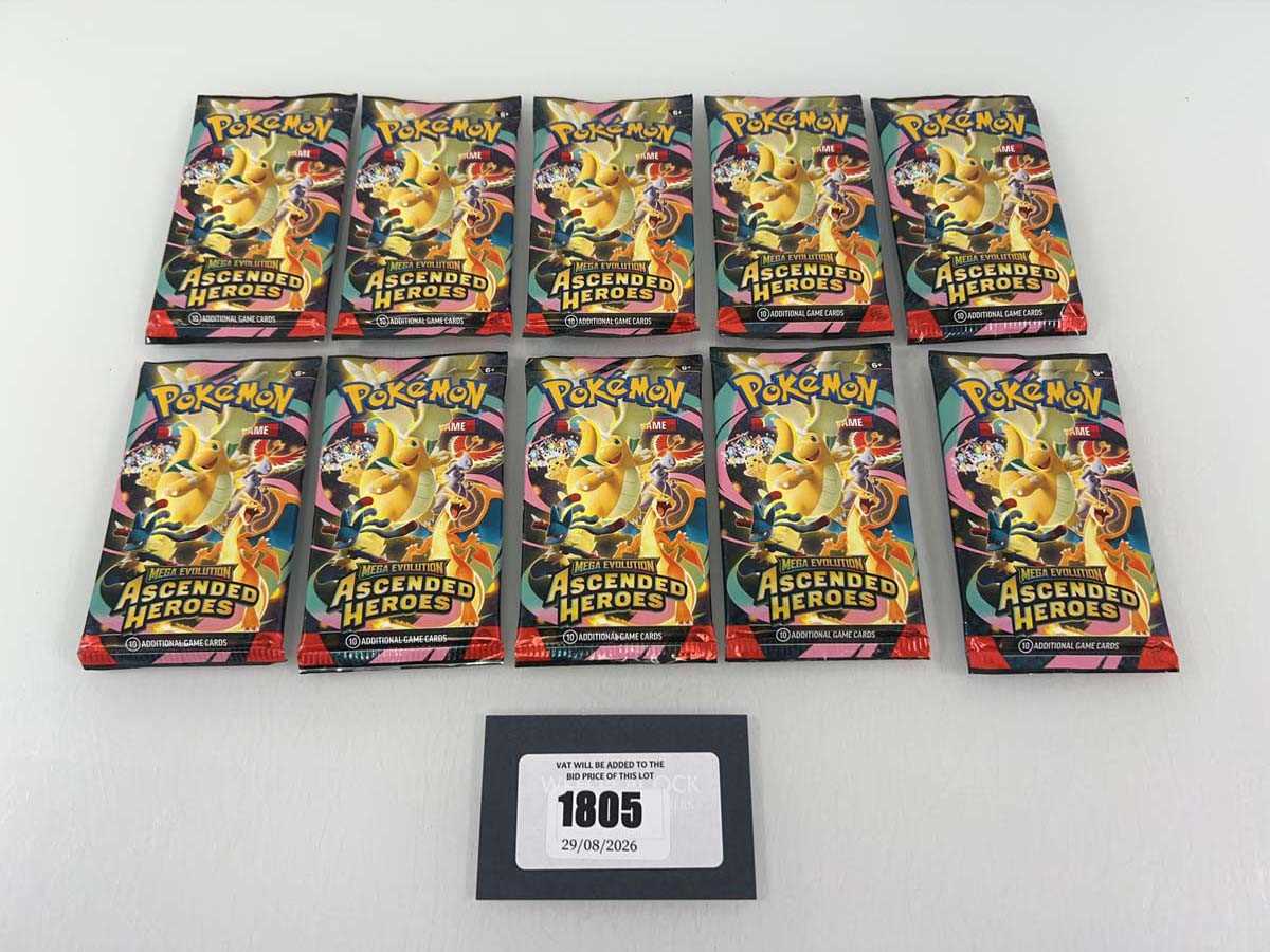 Lot 1805 - Pokémon TCG: Mega Evolutions - Ascended Heroes...