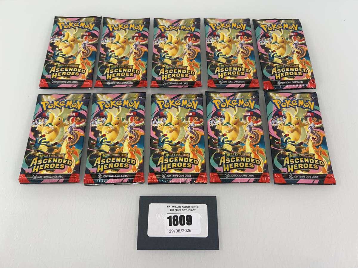 Lot 1809 - Pokémon TCG: Mega Evolutions - Ascended Heroes...