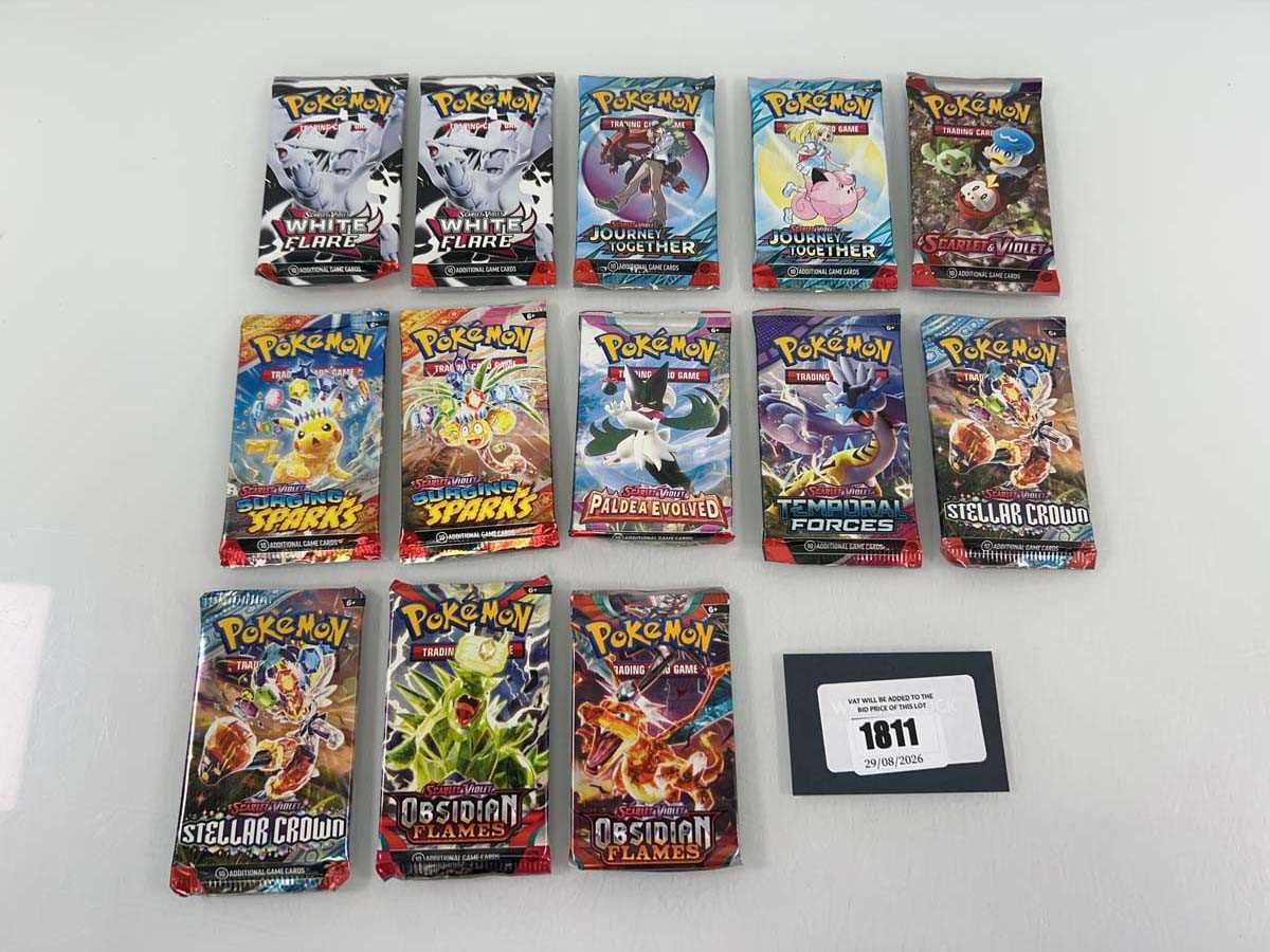 Lot 1811 - Various Pokémon TCG Scarlet & Violet Booster...