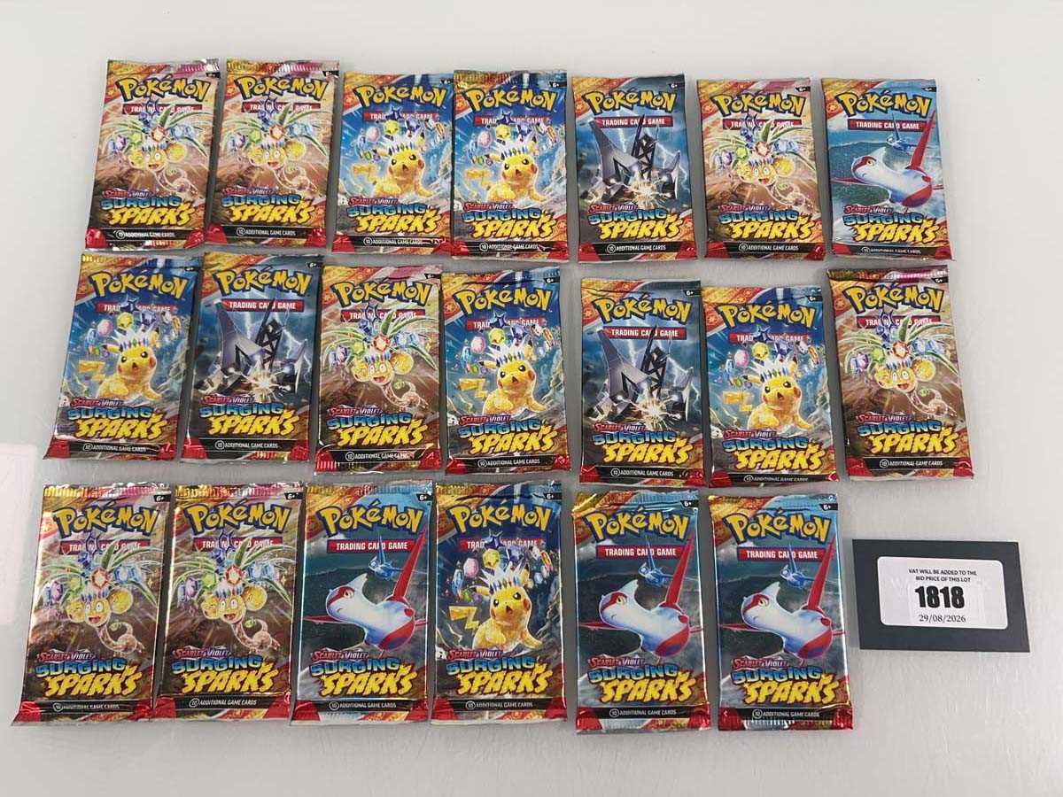 Lot 1818 - Pokémon TCG: Scarlet & Violet - Surging Sparks...
