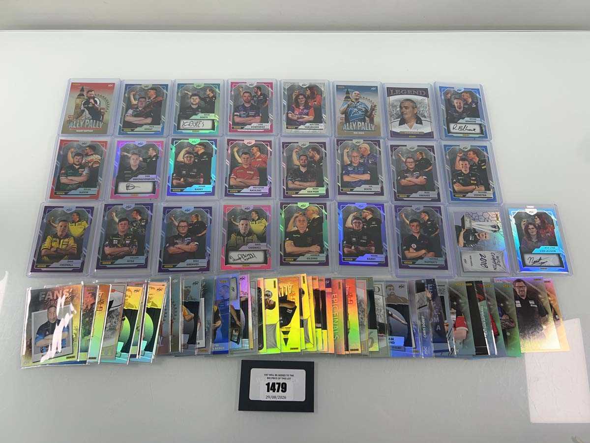 Lot 1479 - Various Top Loaded PDC darts trading cards...