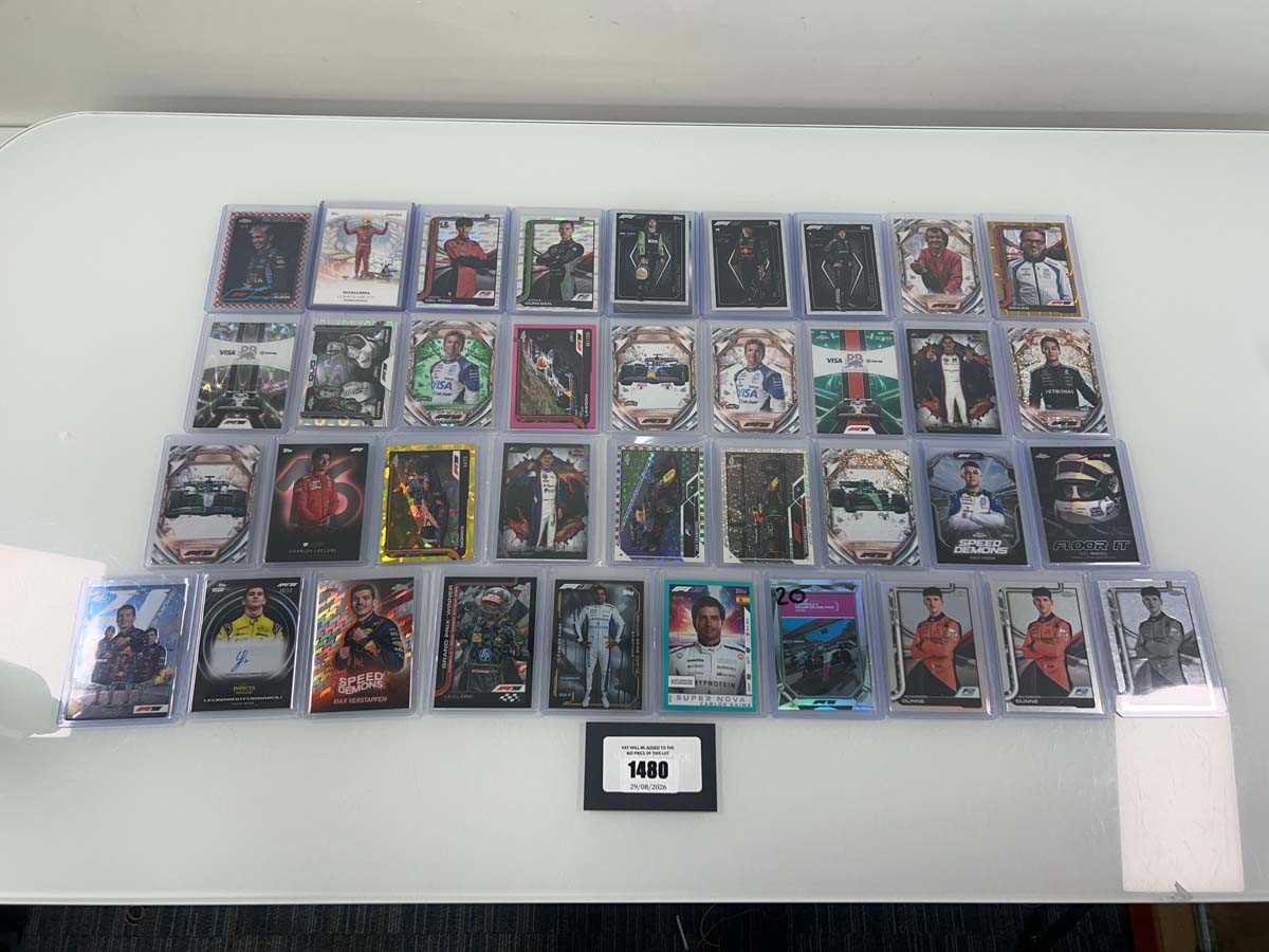 Lot 1480 - Various Top Loaded Formula 1 trading cards...